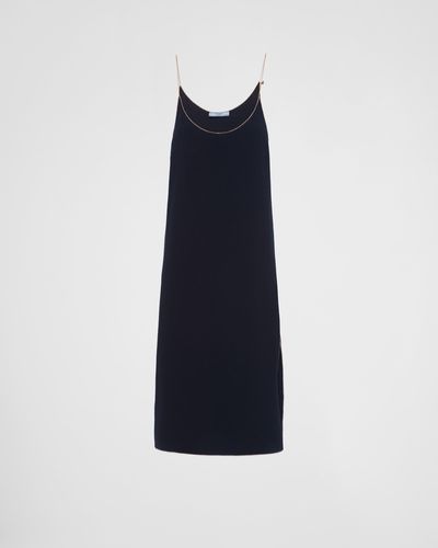 Prada Sablé Dress - Blue
