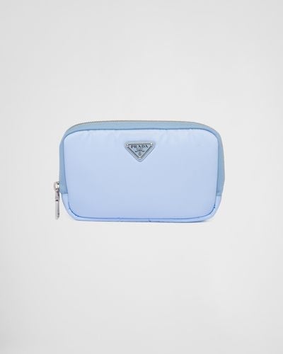 Prada Large Re-Nylon Wallet - Blue
