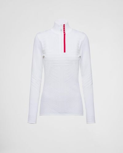 Prada Top De Sport En Polyester - Blanc