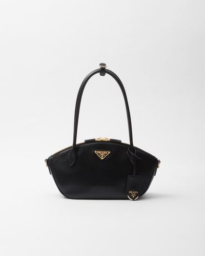 Prada Small Leather Handbag - Black