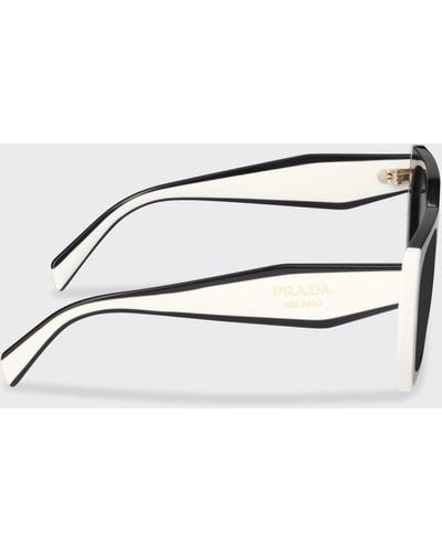 Prada Sunglasses With Logo - White