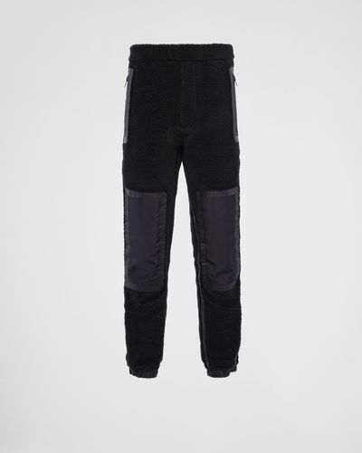 Prada Technical Fleece Ski Trousers - Black