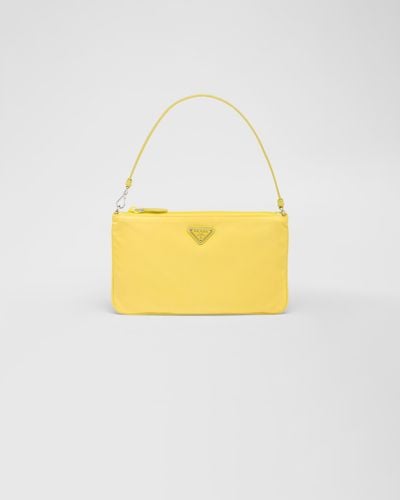 Prada Mini Bag Aus Re-nylon - Gelb