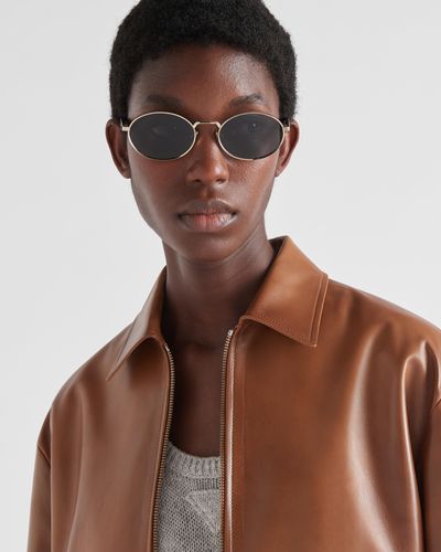 Prada Sunglasses With Logo - Brown