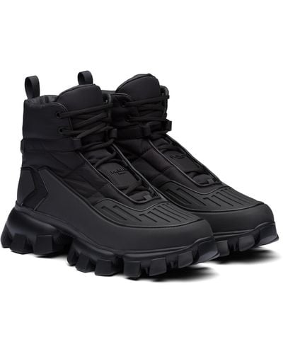 Prada Cloudbust Thunder High-top Sneakers - Black