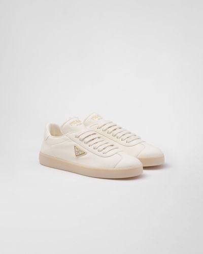 Prada Leather Trainers - White