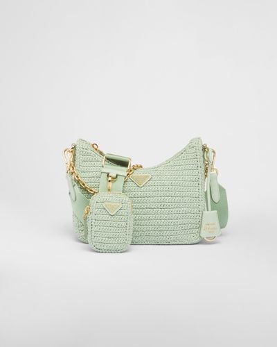 Prada Re-edition 2005 Crochet Bag - Green