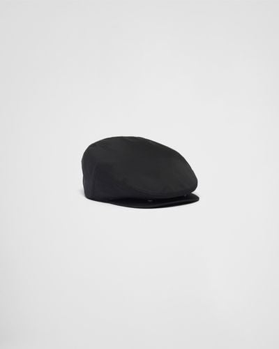 Prada Re-nylon Flat Cap - Black