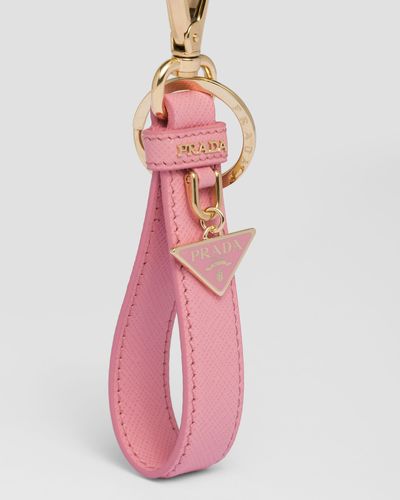 Vintage Pink Prada Key Holder Wallet