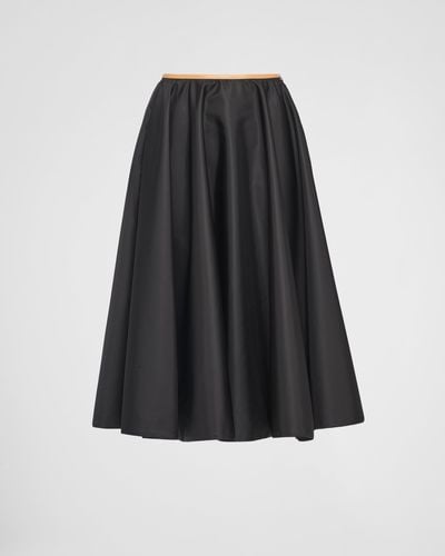 Prada Full Re-nylon Skirt - Black