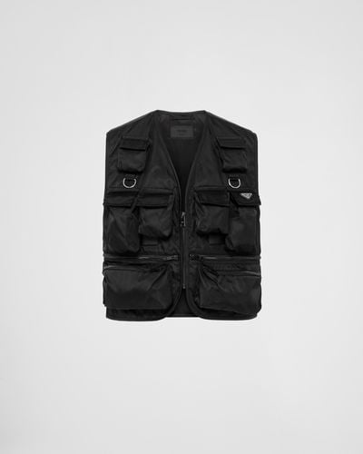Prada Re-Nylon Vest - Black