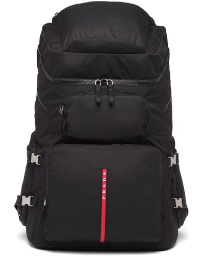 Prada Technical Fabric Ski Boot Backpack - Black