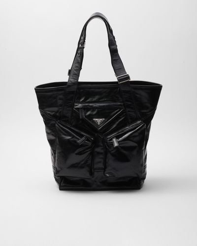 Prada Leather Tote - Black
