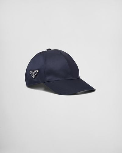Prada Re-nylon Baseball Cap - Blue