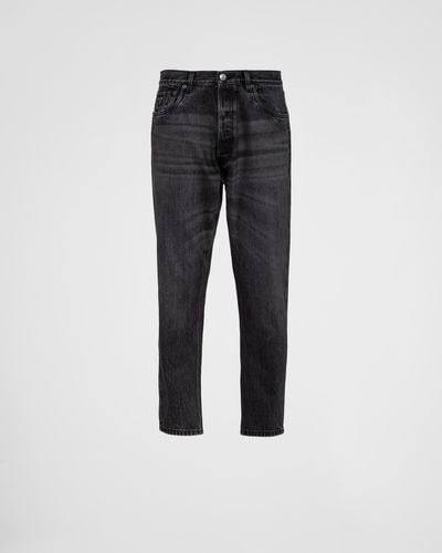 Prada Five-pocket Denim Jeans - Grey