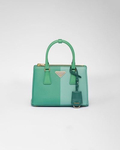 Prada Small Galleria Saffiano Special Edition Bag - Green