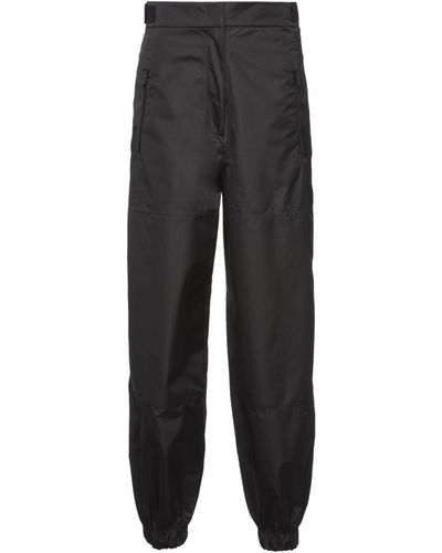 Prada Pantalon Large En Extreme-tex Léger - Noir