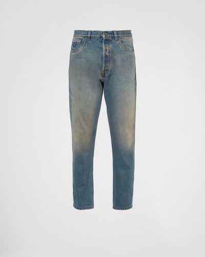 Prada Five-Pocket Denim Jeans - Blue