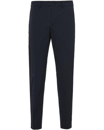 Prada Stretch Technical Fabric Pants - Blue