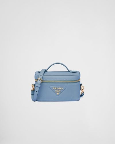 Prada Leather Mini-Bag - Blue