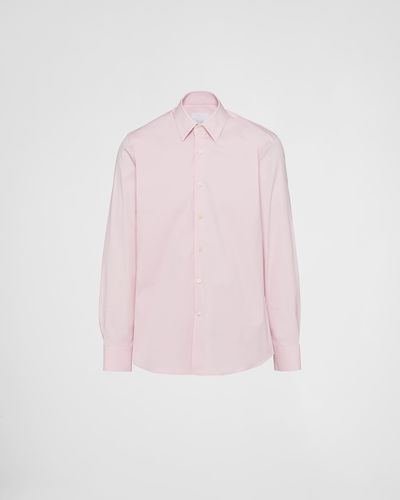 Prada Stretch Cotton Shirt - Pink