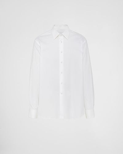 Prada Cotton Stretch Shirt - White