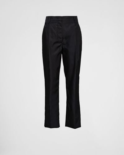Prada Pantalon En Re-nylon - Noir