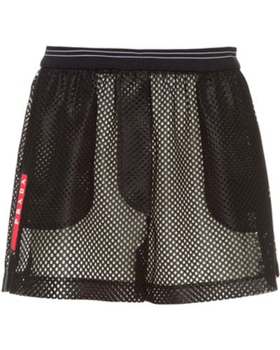 Prada Mesh Shorts - Black