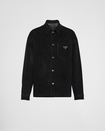 Prada Stretch Cotton Shirt - Black