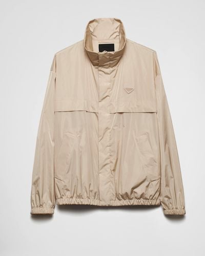 Prada Light Technical Fabric Jacket - Natural