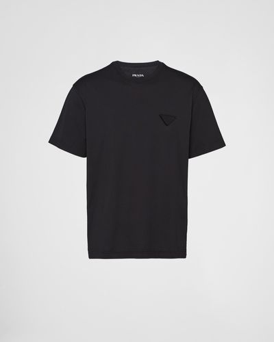 Prada Cotton T-Shirt - Black