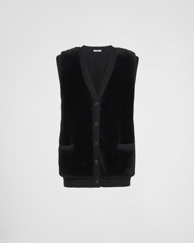 Prada Cashmere Vest - Black