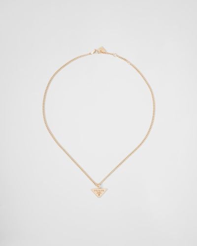 Prada Eternal Pendant Necklace - White