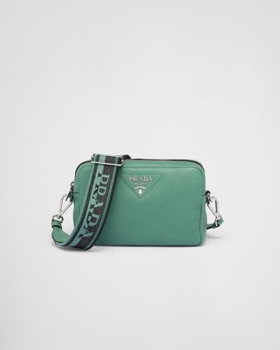 Prada Medium Leather Bag - Green