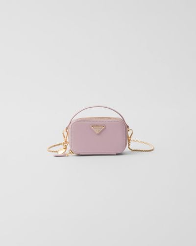 Prada Saffiano Leather Mini-pouch - Pink