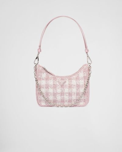 Prada Re-Edition Crochet Mini-Bag - Pink