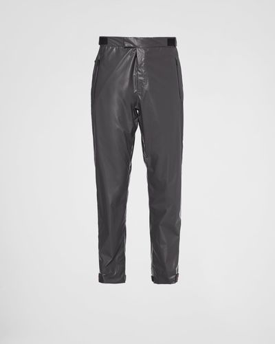 Prada Light Re-Nylon Technical Trousers - Grey