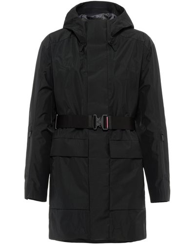 Prada Extreme-tex Hooded Raincoat - Black