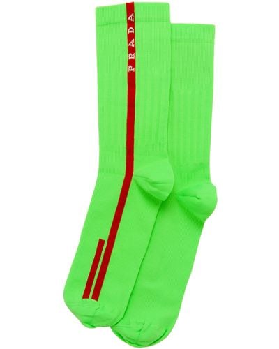 Prada Re-Nylon Socks - Green