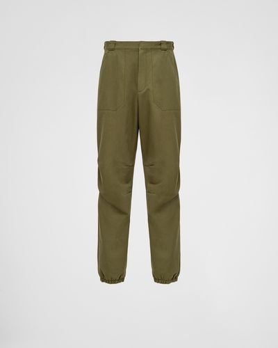 Prada Cotton Pants - Green