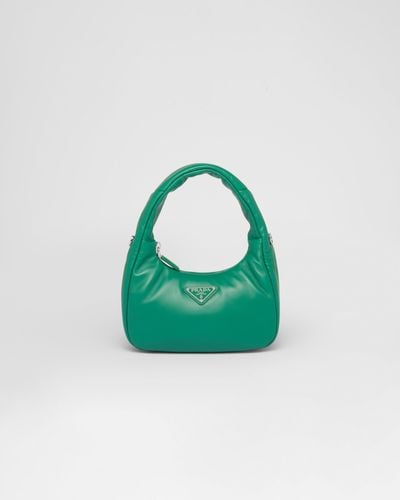 Prada Soft Padded Nappa Leather Mini-Bag - Green