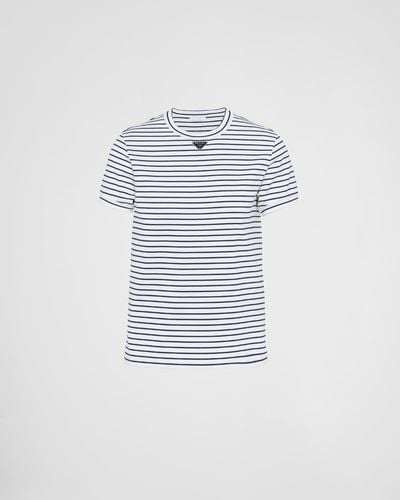 Prada T-shirt En Coton - Blanc