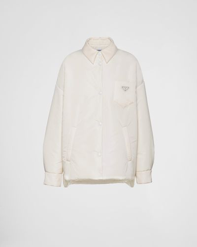 Prada Light Re-Nylon Padded Jacket - White