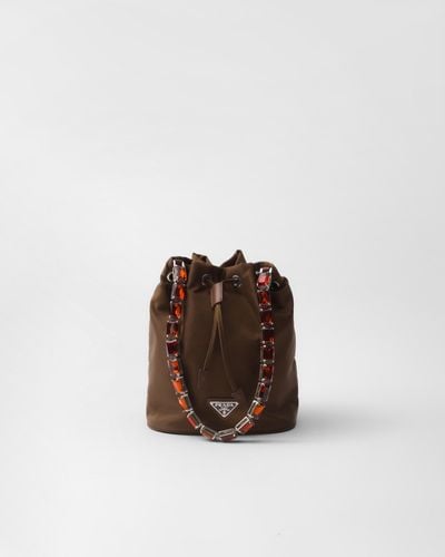 Prada Re-Nylon Mini-Bag - Brown