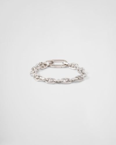 Prada Metal Bracelet - White