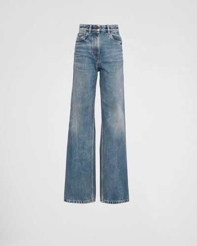 Prada Five-Pocket Denim Jeans - Blue