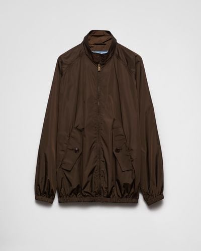 Prada Light Technical Fabric Jacket - Brown