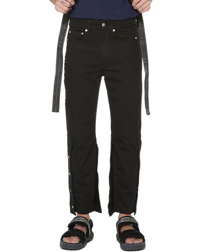 Alexander McQueen Jean ample en coton | - Noir