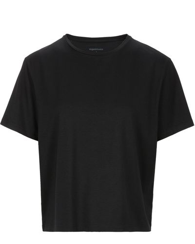 Organic Basics T-shirt en lyocell - Noir