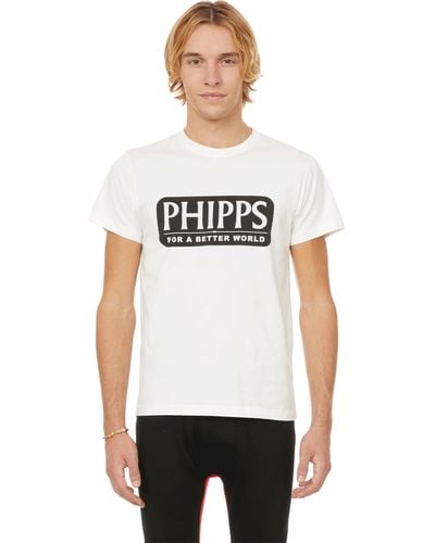 Phipps T-shirt en coton organique - Blanc